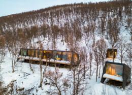 Luxuriöse Unterkunft Aurora Lodge 2 in Lyngen, Norwegen