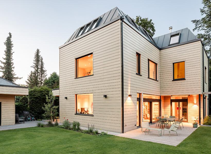 Modernes Massivholzhaus in Berlin