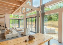 Helles Wohnzimmer des Polar-hauses