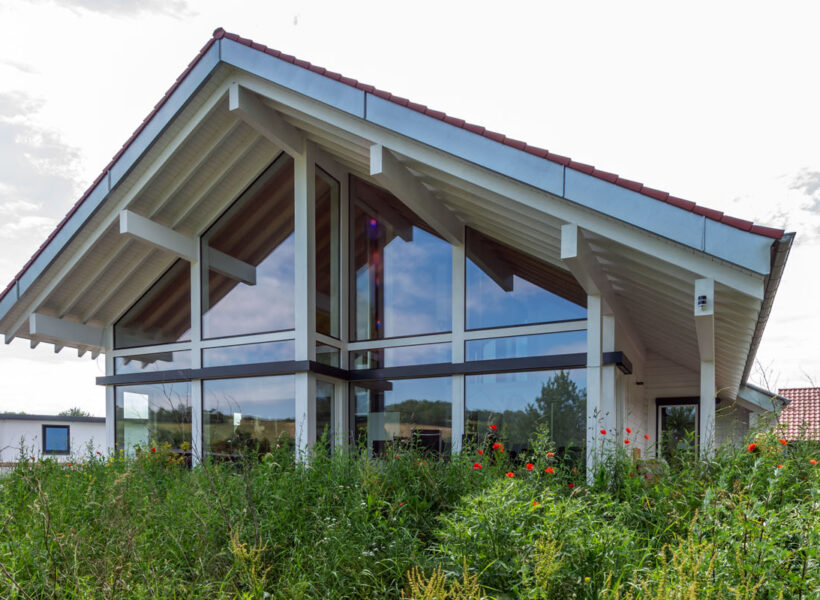 Polar - Massivholzhaus in Deutschland - Grosse Fenster