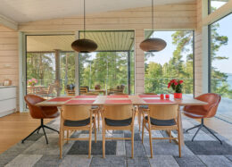 Massivholzhaus in Finnland – Essbereich