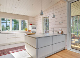 Massivholzhaus in Finnland – Küche
