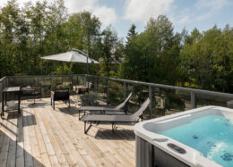 Villa White – Massivholzhaus in Finnland – Terrasse
