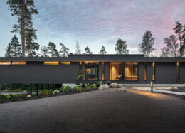 Modernes Architektenhaus in Finnland