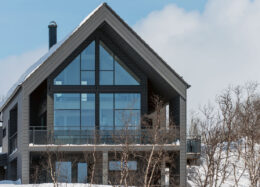 Modernes Holzhaus Villa Kilpisjärvi