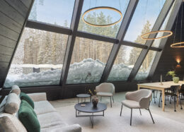 Glass Resort Premium Lodge, Wohnbereich