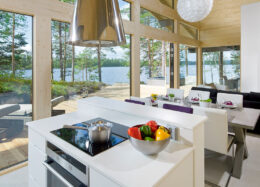 Naava Resort – Polar 132 - Massivholzhaus - Küche
