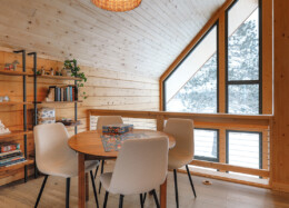 Modernes Blockhaus Nordic Nest in den USA