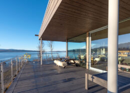 Massivholzhaus in Norwegen - Terrasse