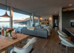 Massivholzhaus in Norwegen - Wohnzimmer