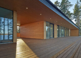 Plus Villa in Finnland - Terrasse