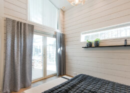 Modernes Massivholzhaus Polar 278, Schlafzimmer