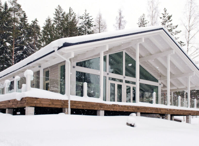 Massivholzhaus Polar 84 in Finnland