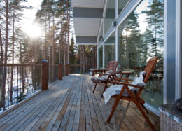 Polar - Holzhaus in Finnland - Terrasse