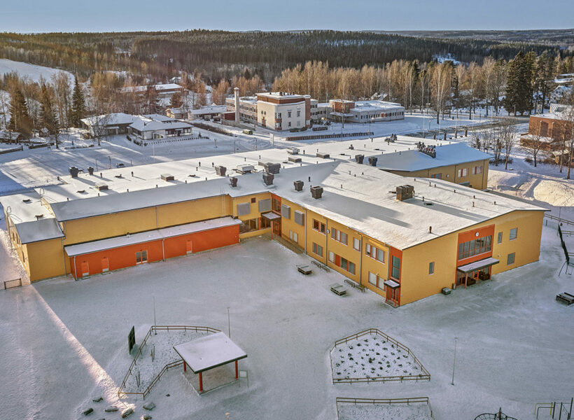 Die Gesamtschule in Virrat, Finnland